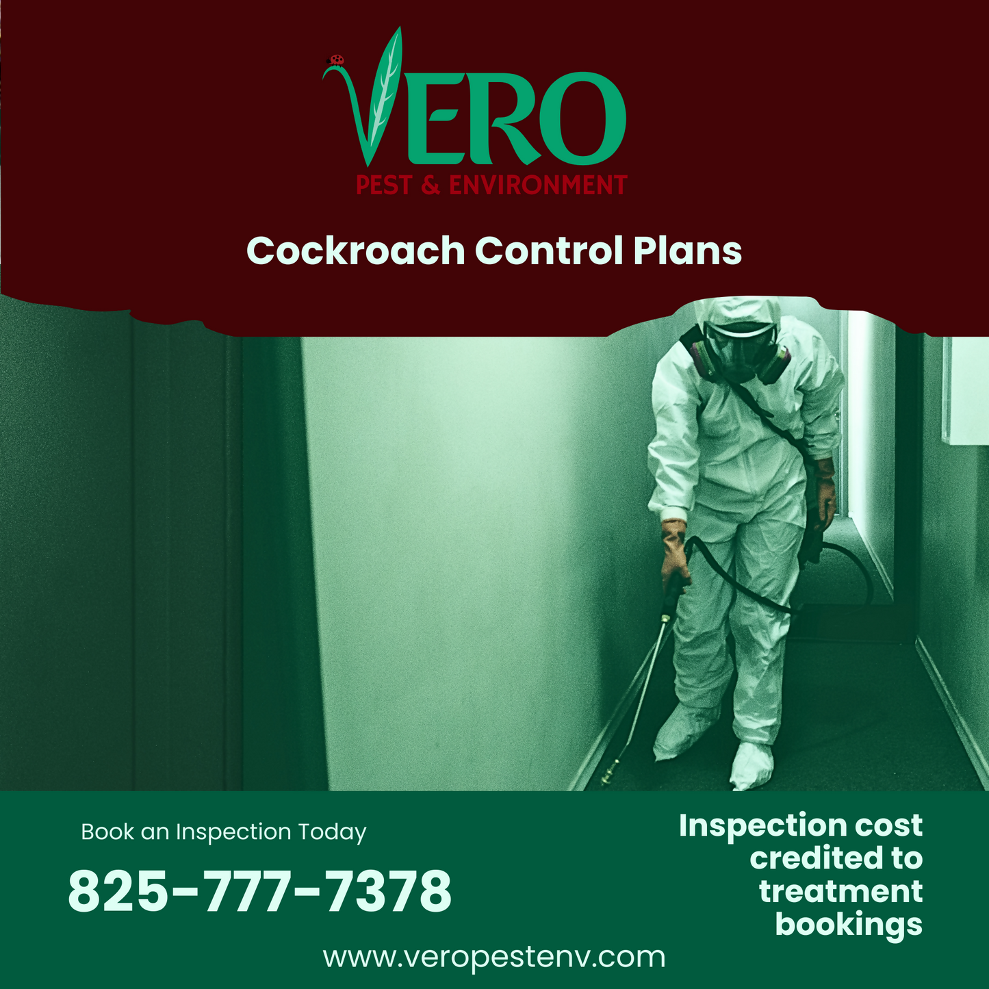 Cockroach Inspection & Treatment Quote