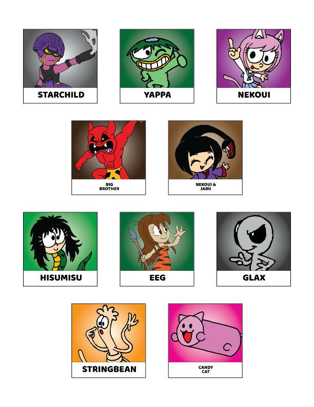 Assorted Mitchellcomix Stickers