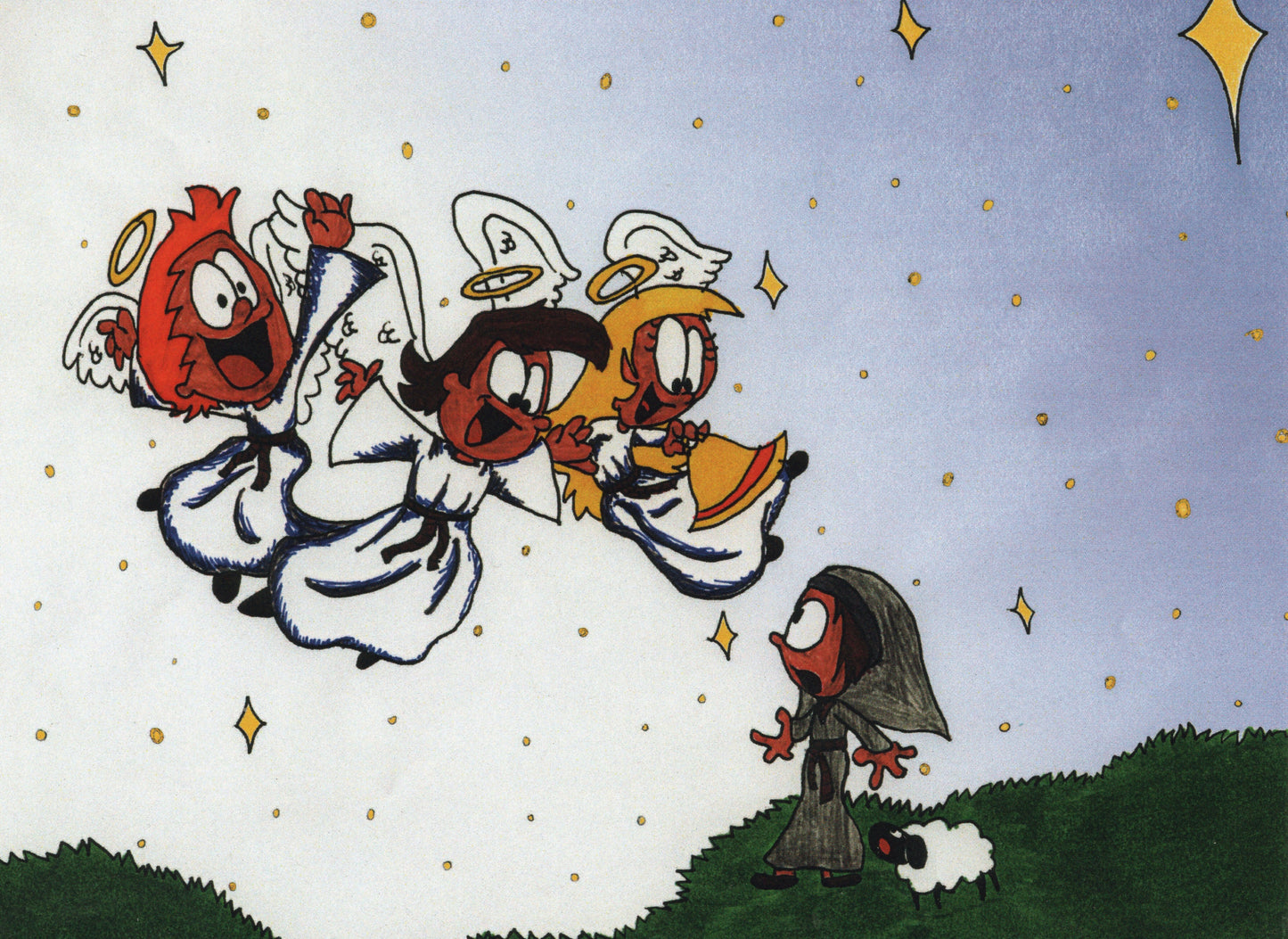 CBA Christmas Cards Series 3 (Angel Design Set)