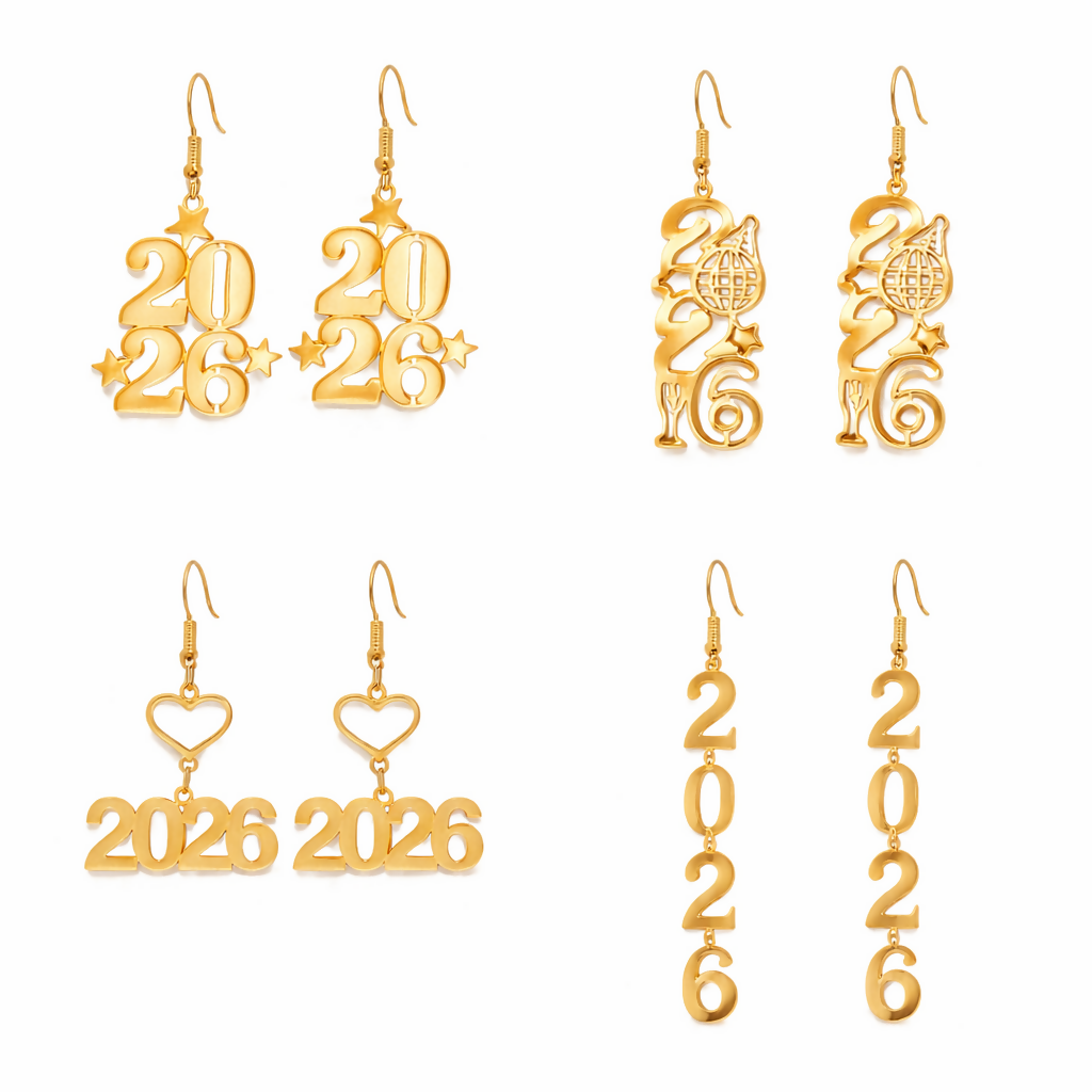 Melo Jewelry 2026 Statement Earrings – Gold Chunky Hoop Earrings for Women